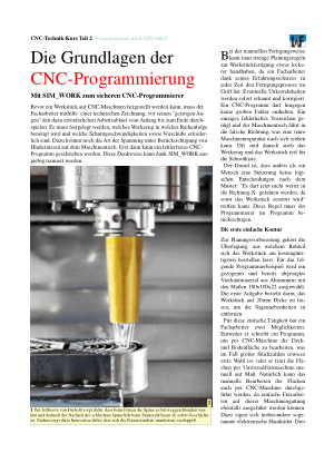 Die Grundlagen der CNC-Programmierung