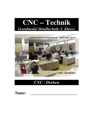 CNC Technik Grundmodul Metalltechnik