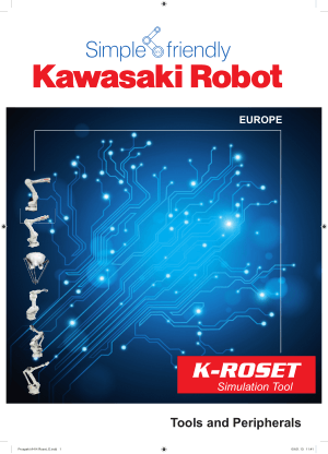 Kawasaki Robot K-ROSET Simulation Tool