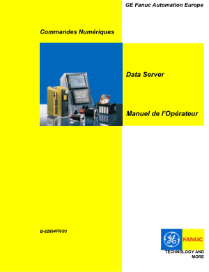 Fanuc Data Server Manuel de l’Opérateur B-62694FR/03