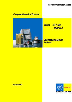 Fanuc Series 15i/150i-Model A Connection Manual (Hardware) B-63323EN/03