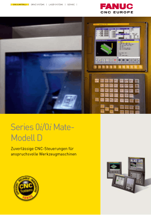 SALES GFTE-550-GE/06 Fanuc Serie 0i/0i Mate-Modell D Brochure