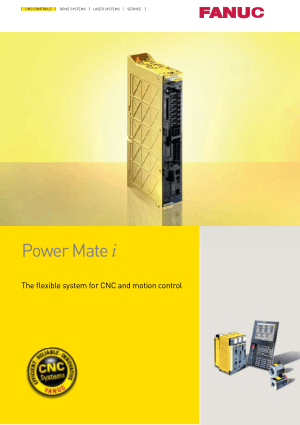Fanuc Power Mate i-Model D/H Brochure GFTE-562-EN/05