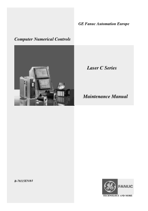Fanuc Laser C Series Maintenance Manual B-70115EN/03