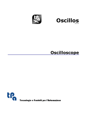 TPA – Manual Albatros Oscilloscope 2.3.5