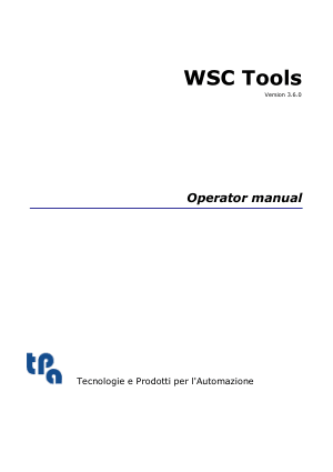 TPA – Manual Wsc Tools 3.6.0