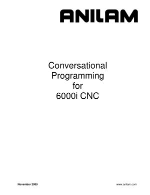 ANILAM 6000i CNC Conversational Programming