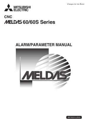 Mitsubishi CNC MELDAS 60/60S Series Alarm/Parameter Manual